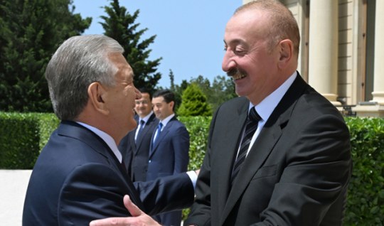 Mirziyoyev İlham Aliyev'in Özbekistan ziyaretine ilişkin VİDEO paylaştı