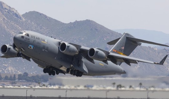 US military plane landed in Moscow
