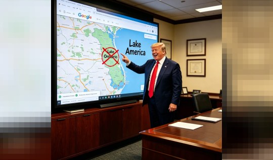 Trampning qaroridan so'ng Google Maps'da &ldquo;Ontario ko'li&rdquo; nomi o'zgartirildi