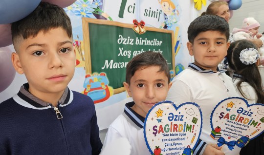Kəlbəcər şəhərində 121 şagird məktəbə gedir - GÖRÜNTÜLƏR
