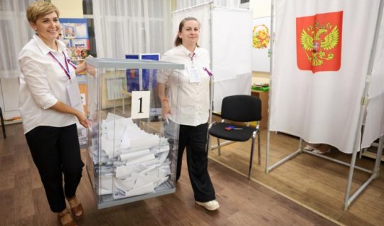 In Russia, 4 parties crossed the 5% election barrier