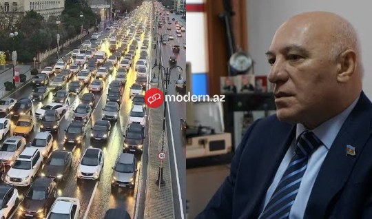 Deputat tıxacda qaldığı üçün iclasa gecikdi