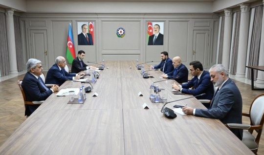 علی اسدوف با وزیر اقتصاد و صنعت سوریه دیدار کرد