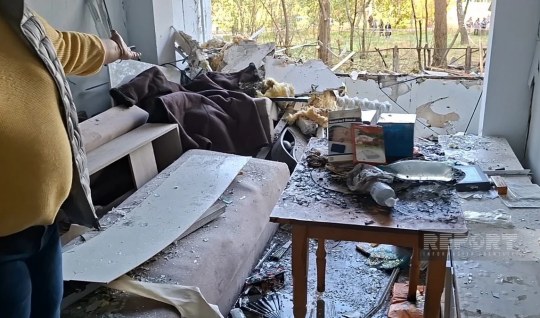 Kiyevdə mənzili vurulan azərbaycanlı kirayəyə köçürülüb