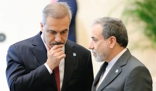 دیدار هاکان فیدان و عراقچی در بغداد