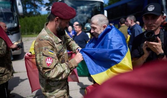 Между Россией и Украиной произошел обмен гражданскими лицами
