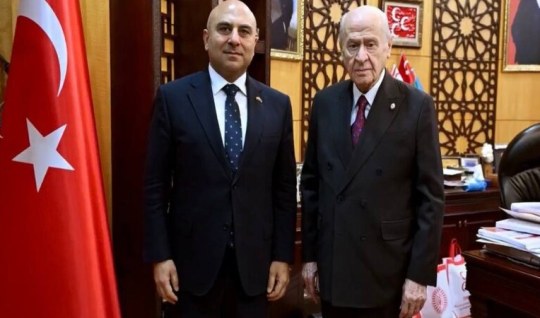 Azerbaycan Büyükelçisi Devlet Bahçeli ile görüştü