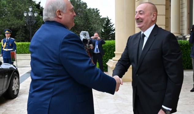 Lukaşenkonun rəsmi qarşılanma mərasimi - FOTOLAR