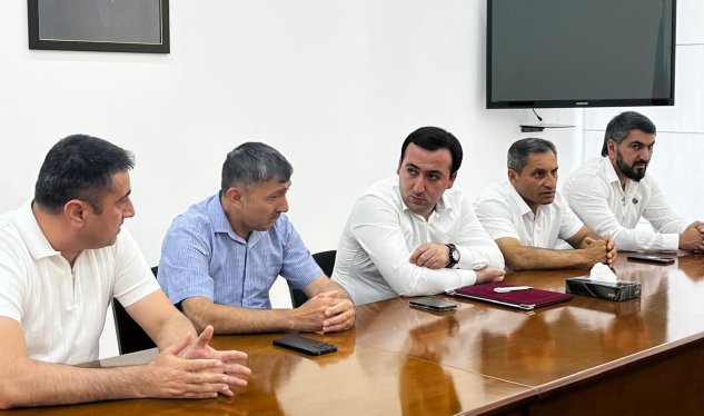 Mahir Süleymanlı Şabranda idman ictimaiyyətilə görüşdü