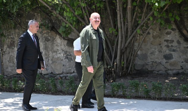Prezident Xocalıdan görüntülər PAYLAŞDI