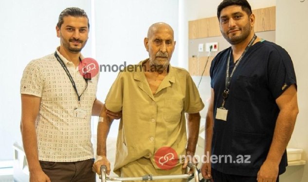 Azərbaycanda möcüzə: 102 yaşlı şəhid atası uğurla əməliyyat olundu - FOTO+VİDEO