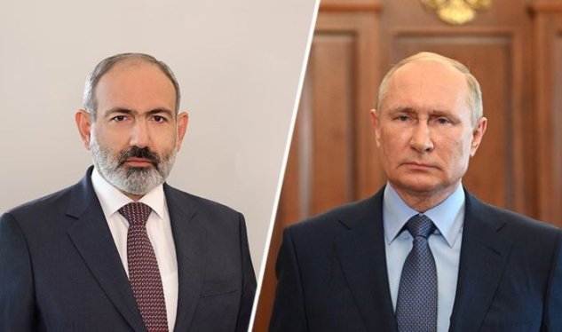 Putin Paşinyanı Moskvaya ÇAĞIRIR