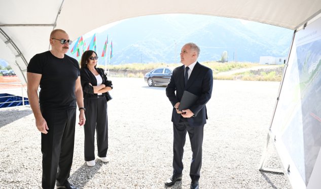 Kəlbəcərdə 4-cü yaşayış kompleksinin təməli qoyuldu - FOTO