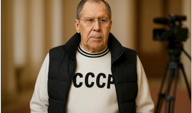 Lavrov “SSRİ” yazılmış geyimindən danışdı: Putin dəfələrlə deyib ki...