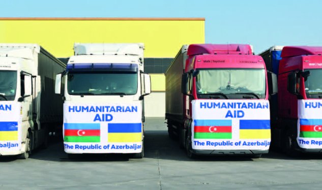 Azərbaycanın Ukraynaya göstərdiyi humanitar yardımların ümumi həcmi 