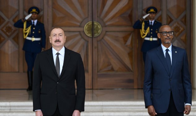 Ruanda Prezidentinin rəsmi qarşılanma mərasimi olub