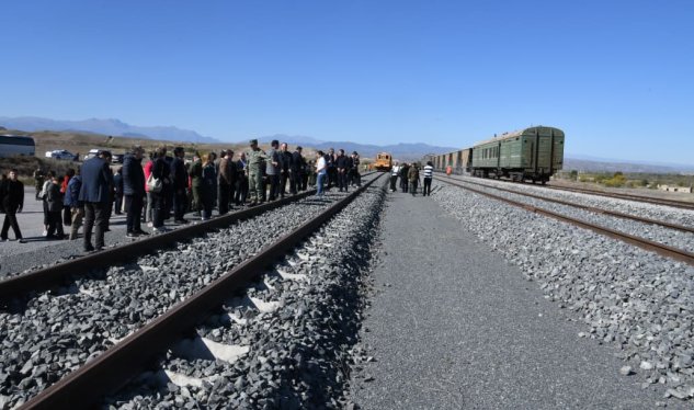 Zəngəzur dəhlizinin tərkib hissəsi olan Həkəri stansiyasından GÖRÜNTÜLƏR