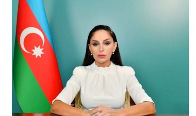 Mehriban Əliyeva Dövlət Bayrağı Günü münasibətilə paylaşım etdi