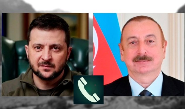 Zelenski İlham Aliyev ile konuştu