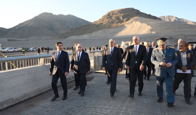 Azərbaycan məmurları Zəngəzur dəhlizində - FOTO