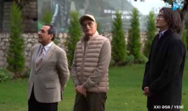 Polad Bülbüloğlu oğlu ilə Şuşadakı bağında - GÖRÜNTÜLƏR