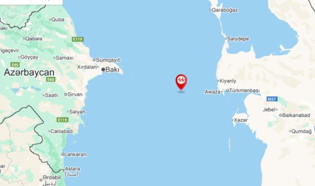 Xəzərdə güclü zəlzələ -&nbsp;Seysmoloji Mərkəz məlumat yaydı