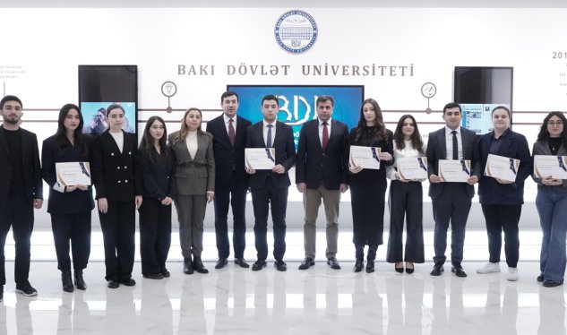 BDU-nun "Brend tələbə"ləri mükafatlandırıldı&nbsp;- FOTOLAR