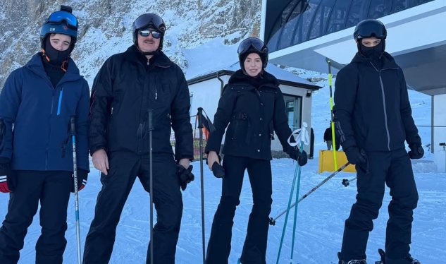 Prezident ailəsi ilə birgə Şahdağda - FOTOLAR