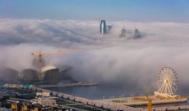 Duman olacaq, 16 dərəcə isti gözlənilir - Sabahın havası