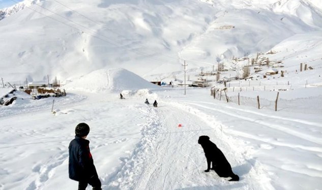 Zaqatalaya 30 sm qar yağıb