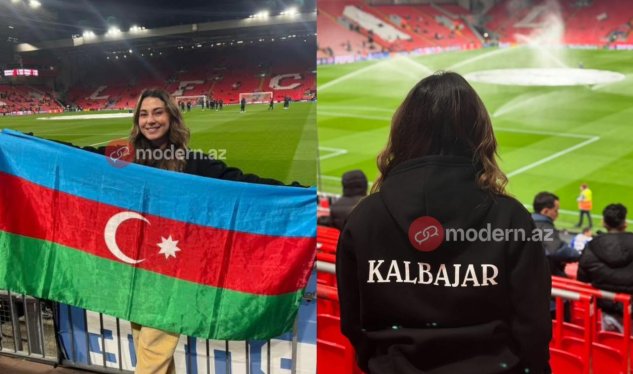 Liverpulda tarixi ana şahidlik etdim - "Qarabağ"ın oyununu canlı izləyən Aysel Sadıqova