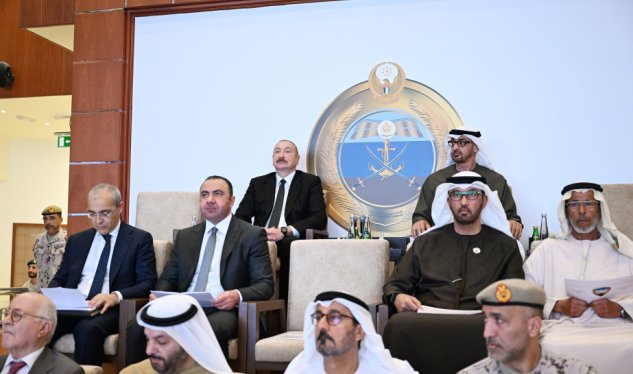 Prezidentlər hərbçilərin&nbsp;birgə təlimini izlədilər