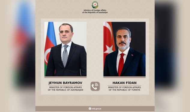 Ceyhun Bayramov Hakan Fidanla DANIŞDI