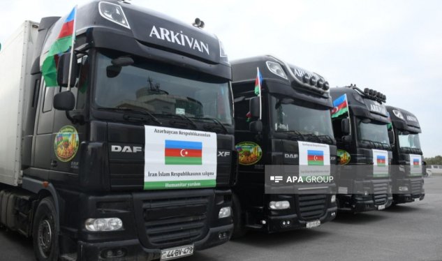 Azərbaycandan İrana növbəti humanitar yardım&nbsp;- FOTO