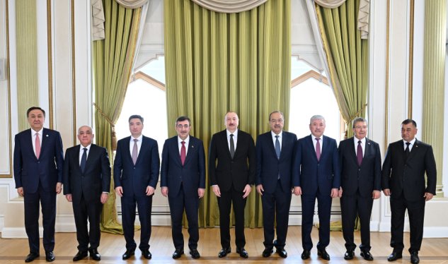Prezident TDT-yə üzv dövlətlərin hökumət başçılarını qəbul edib - FOTOLAR