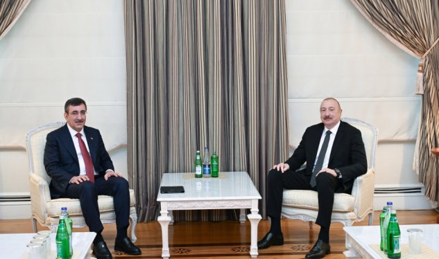 İlham Əliyev&nbsp;Cevdet Yılmazı qəbul etdi - FOTOLAR