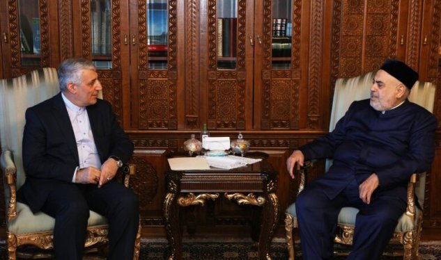 Allahşükür Paşazadə İran səfiri ilə görüşdü, başsağlığı verdi