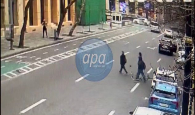 Nizami Kino Mərkəzinin divarına qraffiti çəkilməsinin&nbsp;GÖRÜNTÜLƏRİ