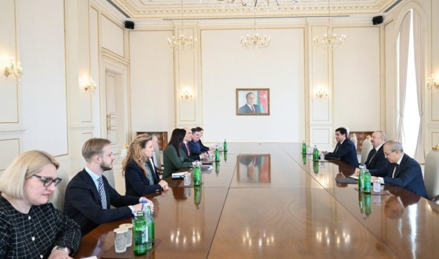 Prezident&nbsp;Litvanın Baş nazirini qəbul edib - FOTO