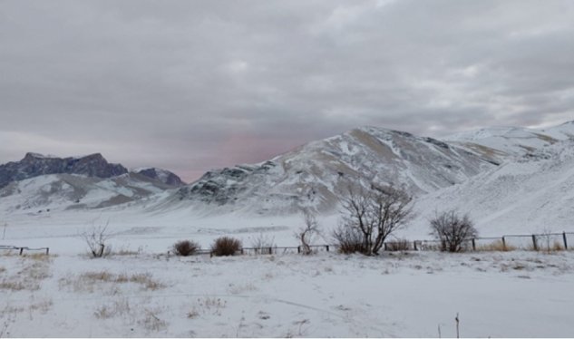 Daşkəsən və Gədəbəyə qar yağır