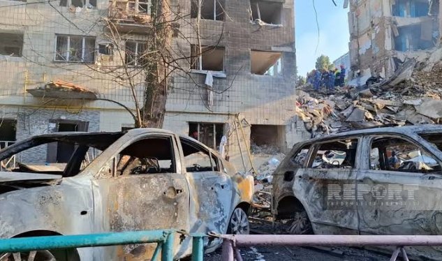 Rusiya ilin ən iri miqyaslı dron hücumlarına məruz qaldı
