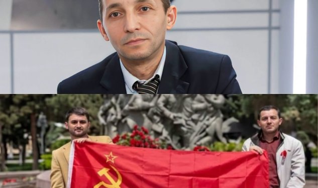 Azərbaycanlı jurnalist SSRİ bayrağı ilə yürüş etmək istədi, həbs olundu&nbsp;