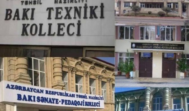 Kolleclərdə ən yüksək təhsil haqqı olan ixtisaslar &ndash; SİYAHI