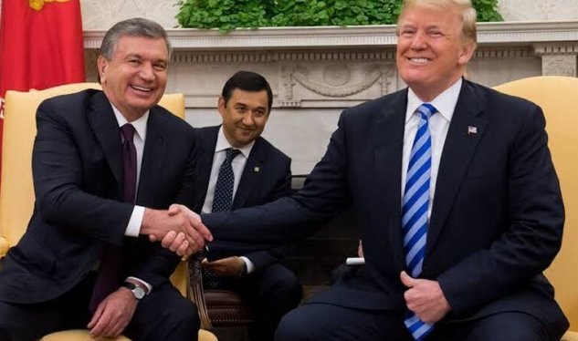 Mirziyoyev Trampla ikitərəfli münasibətləri müzakirə etdi