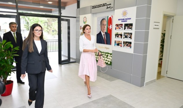 Mehriban Əliyeva doğum günündə&nbsp;körpələr evi-uşaq bağçasının açılışını edib