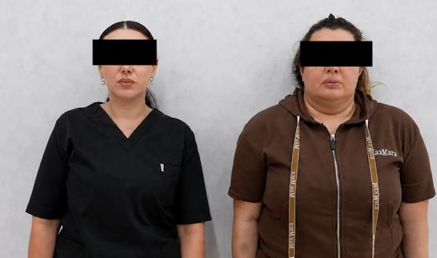 Dövlət Agentliyinin adından istifadə edən qadınlar yaxalandı - VİDEO