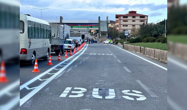 Bu küçələrdə də avtobus zolaqları var - GÖRÜNTÜLƏR
