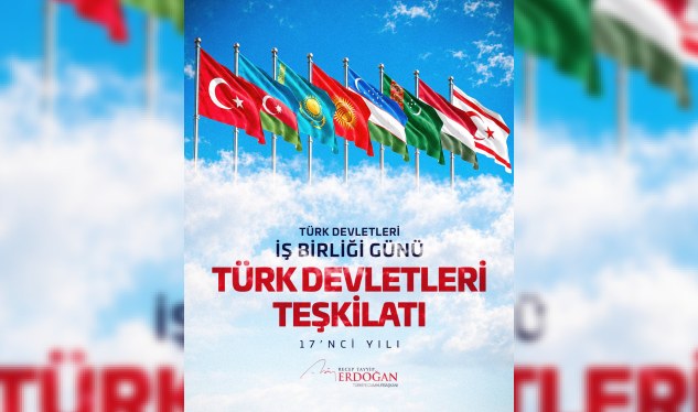 Ərdoğan Türk Dövlətlərinin Əməkdaşlıq Günü ilə bağlı paylaşım edib