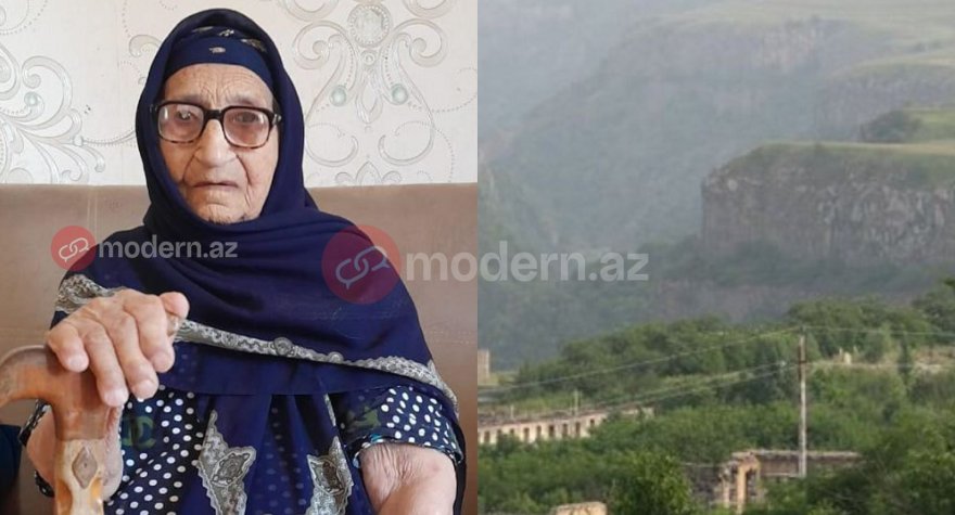 113 yaşlı Xeyrənsə nənə Kəlbəcərə gedəcəyi günü Tərtərdə gözləyir