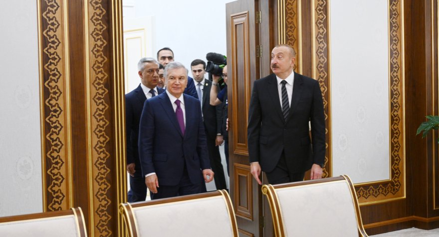 Özbəkistan səfirliyinin yeni binası açıldı - FOTOLAR